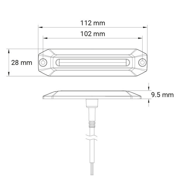 LANDSORT SLIM  BLIXTLJUS R65 KL2