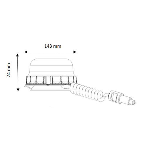 PEGASUS MAGNET ROT BEACON R65