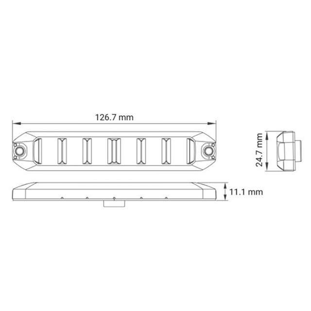 BLIXTLJUS FLEX  BLÅ R65