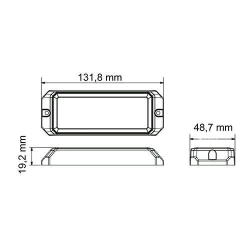 BLIXTLJUS MS26 BLÅ  R65 KL2