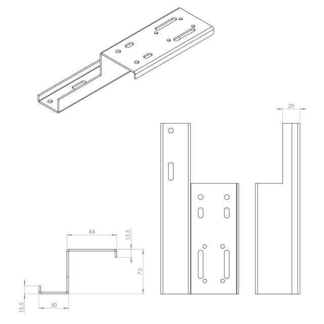RAMPFÄSTE HÖGT  VOLVO PAR