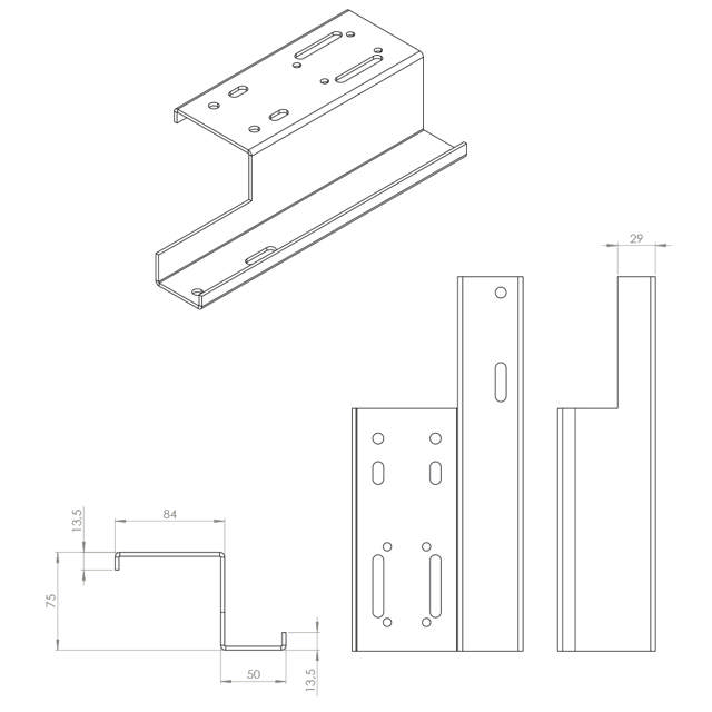 RAMPFÄSTE HÖGT  VOLVO PAR