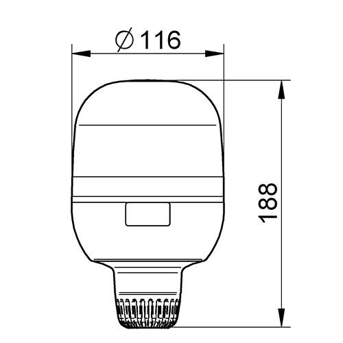 VARNINGSLJUS EUROROT  OR STÅNG 24V H21W