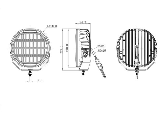 AUXILIARY LIGHT OZZ XR2 P9