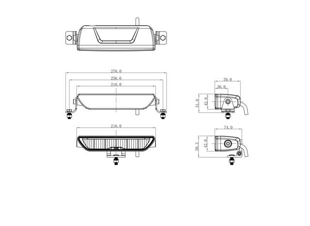 LIGHT BAR OZZ XB1 P8