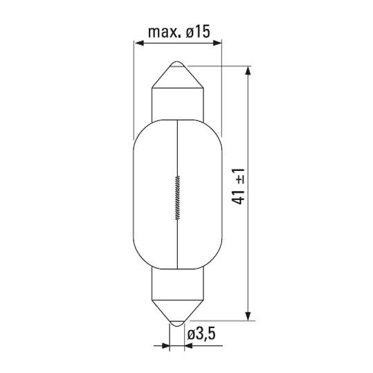 SPOLFORMSLAMPA 12V, 91701