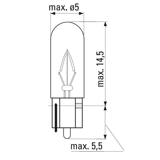 GLASSOCKELLAMPA 24V, 91606