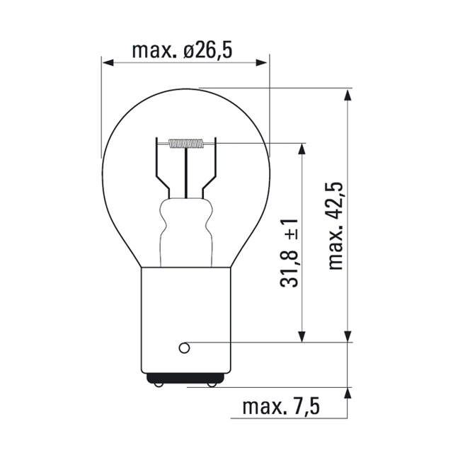 BAK,STOPP,BLINK 24V, P21W HD