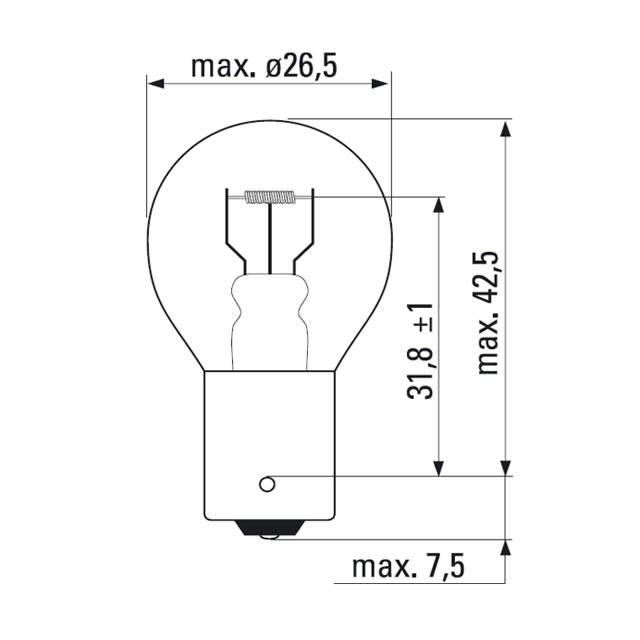 BAK,STOPP,BLINK 24V, P21W HD