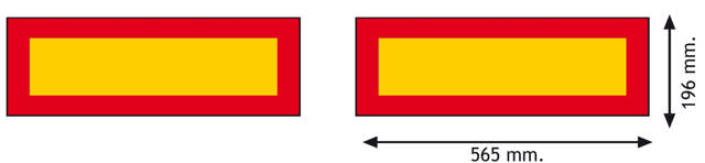 REFLEXSATS SLÄP 565X196X1.0MM