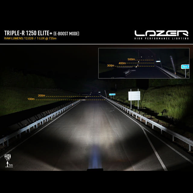LAZER TRIPLE-R 1250E  + VIT/GUL 243W