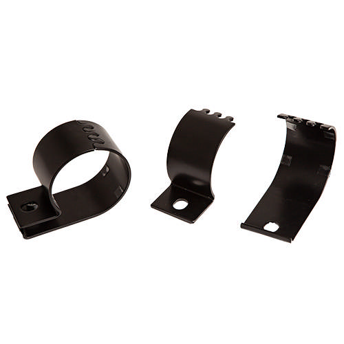 LAZER RÖRKLAMMER  76MM RÖR 2ST SVART