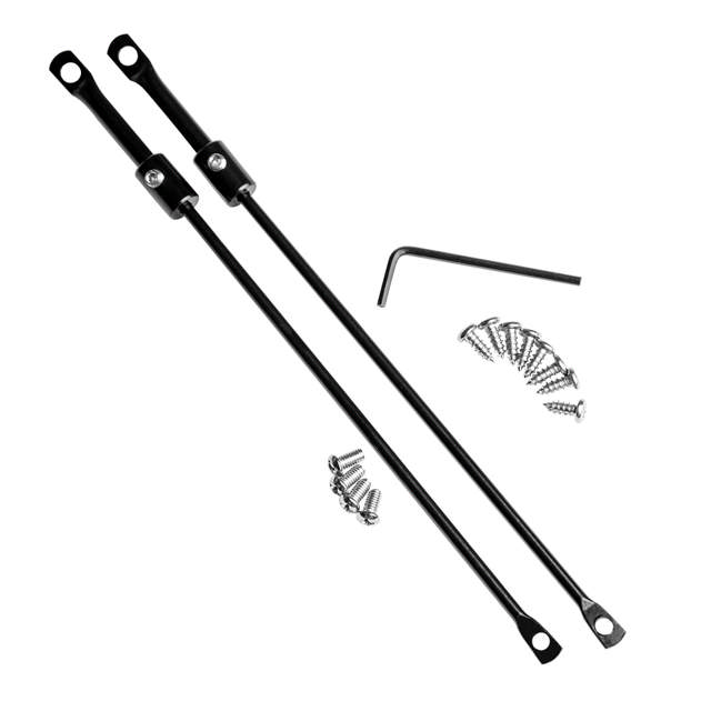 EXTRALJUSSTAG RUND  SVART 220MM PAR