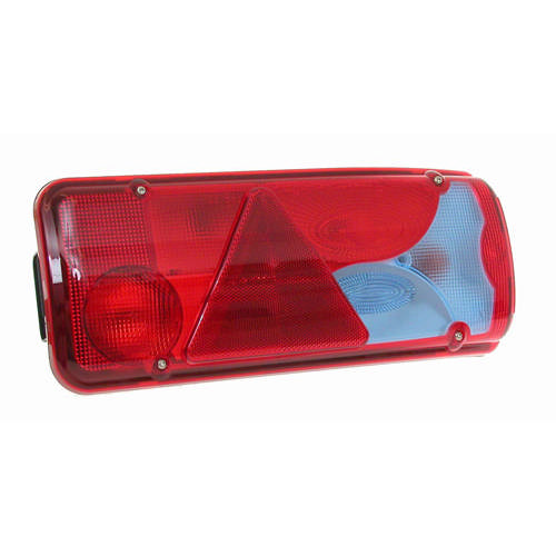 BAKLJUS LC8T BLÅ  HÖGER SLÄP 24V