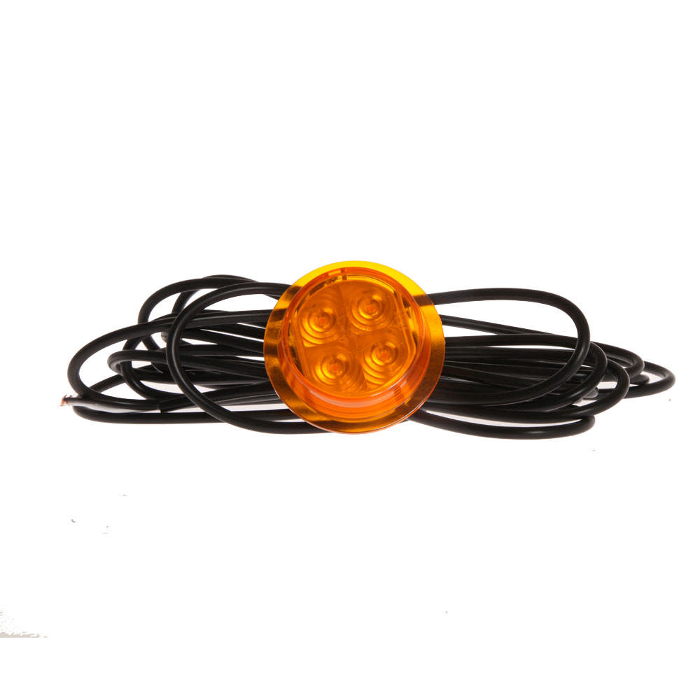 SIDE-MODULE 5M CABLE  LED AMBER 12/24V
