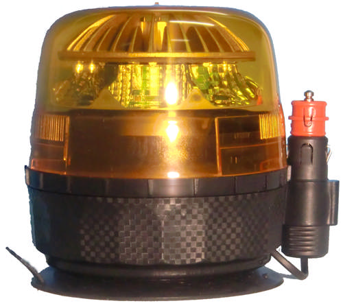 VARNINGSLJUS GALAXY  ORANG ROT MAGN