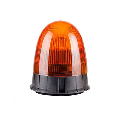 VARNINGSLJUS LED  ORANGE R65 PLANM.