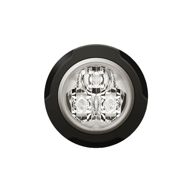 BLIXTLJUS F13 BLÅ  RUNT  12/24V