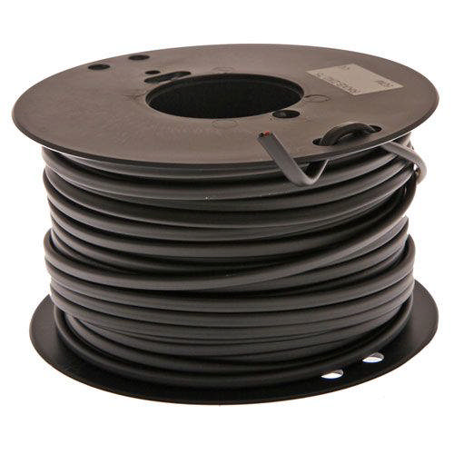 KABEL RKXB 2X0,75MM²  SVART/GRÅ BOBIN 50M