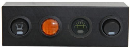 PANEL 4 KNAPP/LAMPA LEV UTAN KNAPP/LAMPA