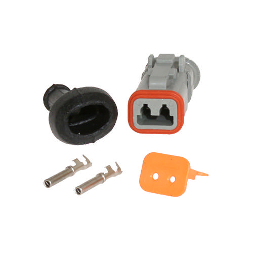 2-PIN FEMALE DT-CONNECTOR 1.3-2.1MM²