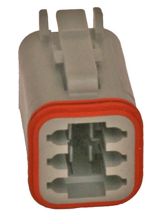 DT-CONNECTOR HOUSING 6-PIN