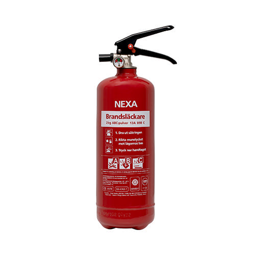 FIRE EXTINGUISHER NEXA  POWDER 2KG 13A-89BC