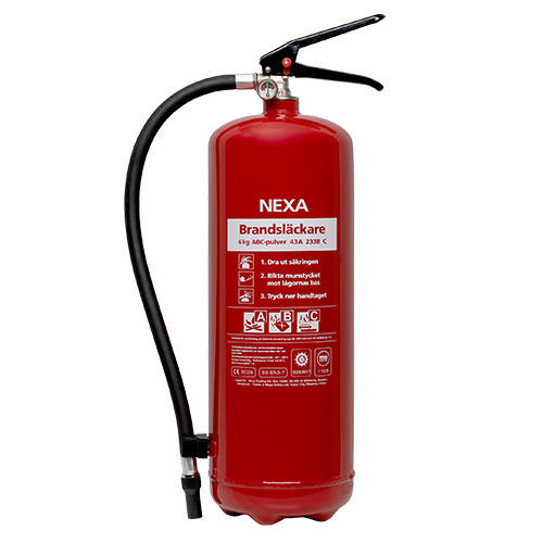 FIRE EXTINGUISHER NEXA  POWDER 6KG 43A233BC