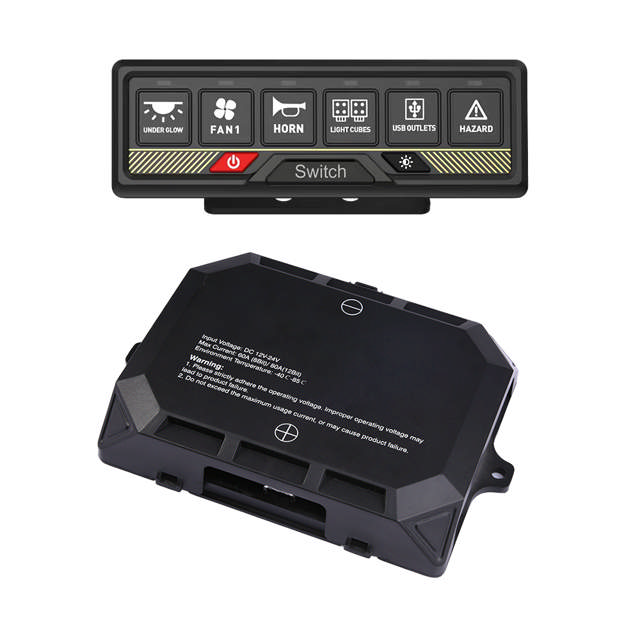 KONTROLLPANEL PAKET  6 KNAPPAR 60A