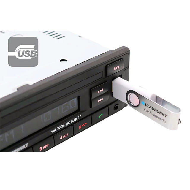 DAB RADIO BLAUPUNKT BT USB M KORT CHASSI