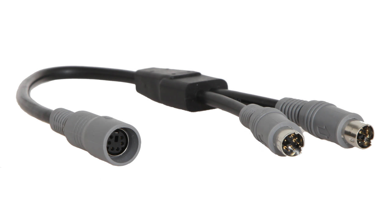 Y-ADAPTER 50CM 6PIN MALE FOR.2X6POL MALE