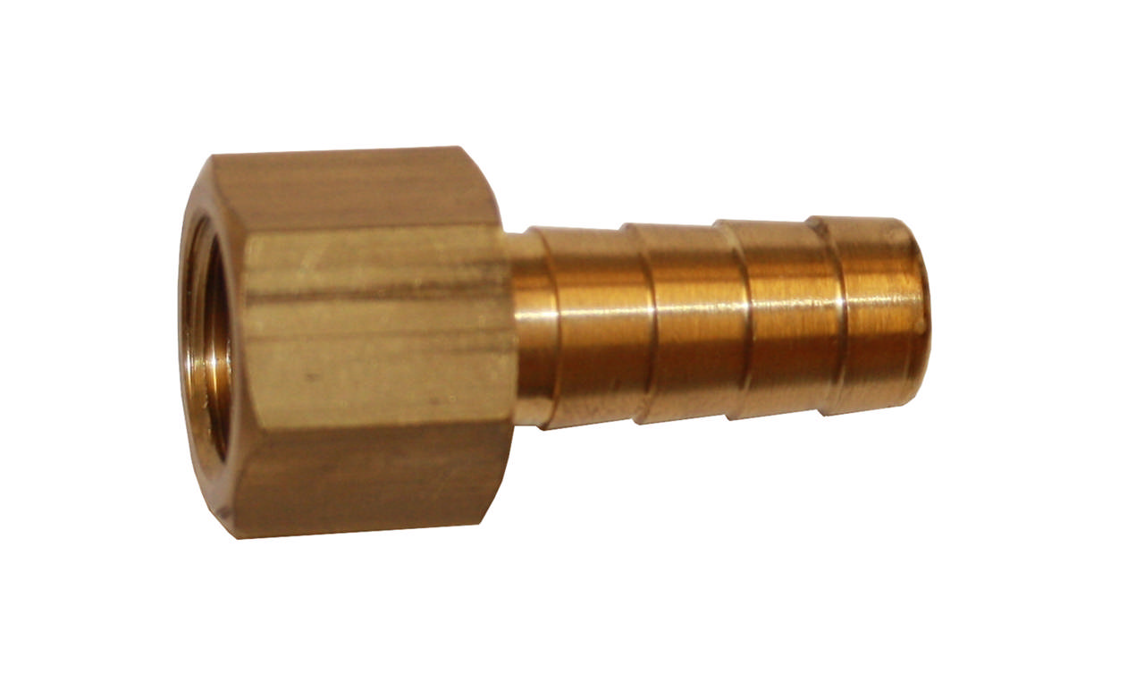 Hose nipple with inv. Inch Thread