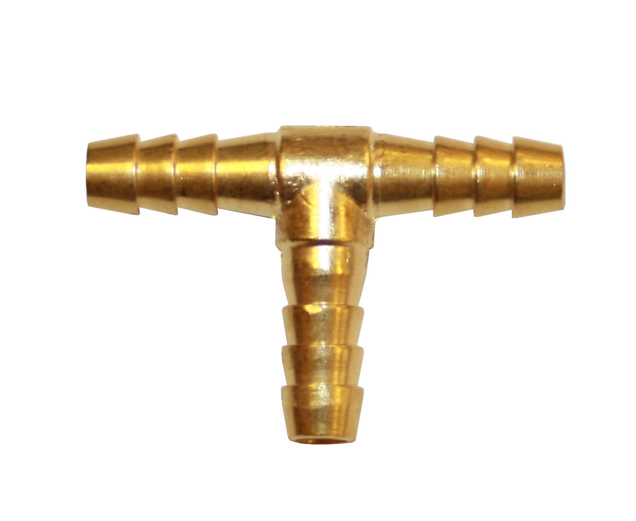 T-hose nipple with grooves