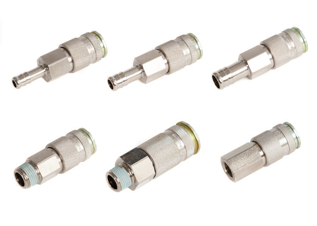 Quick coupling Female with Utv. or inv. thread and hose connection