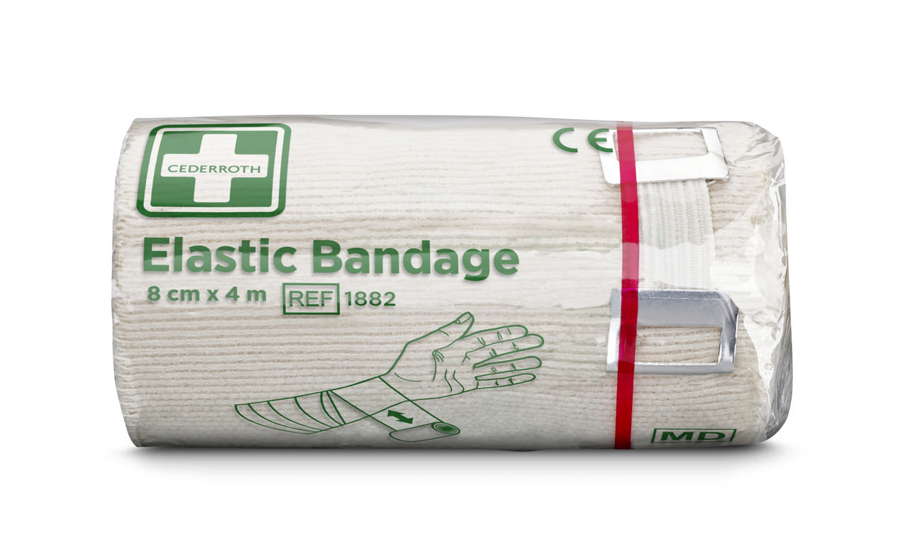 ELASTIC BANDAGE 8 CM X 4 M CEDERROTH (1882)