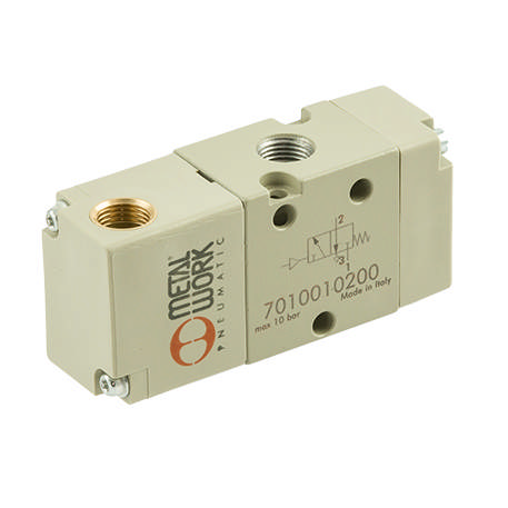 SLIDE VALVE 3/2WAY R1/8 BISTABLE DOUBLE AIR CONTROLLED