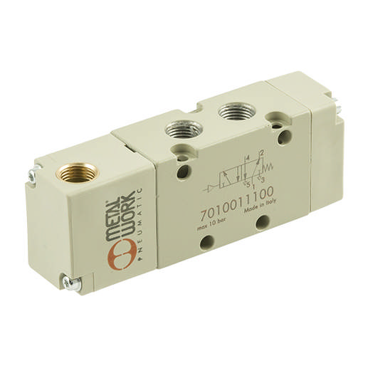 SLIDE VALVE 5/2WAY R1/4 BISTABLE DOUBLE AIR CONTROLLED