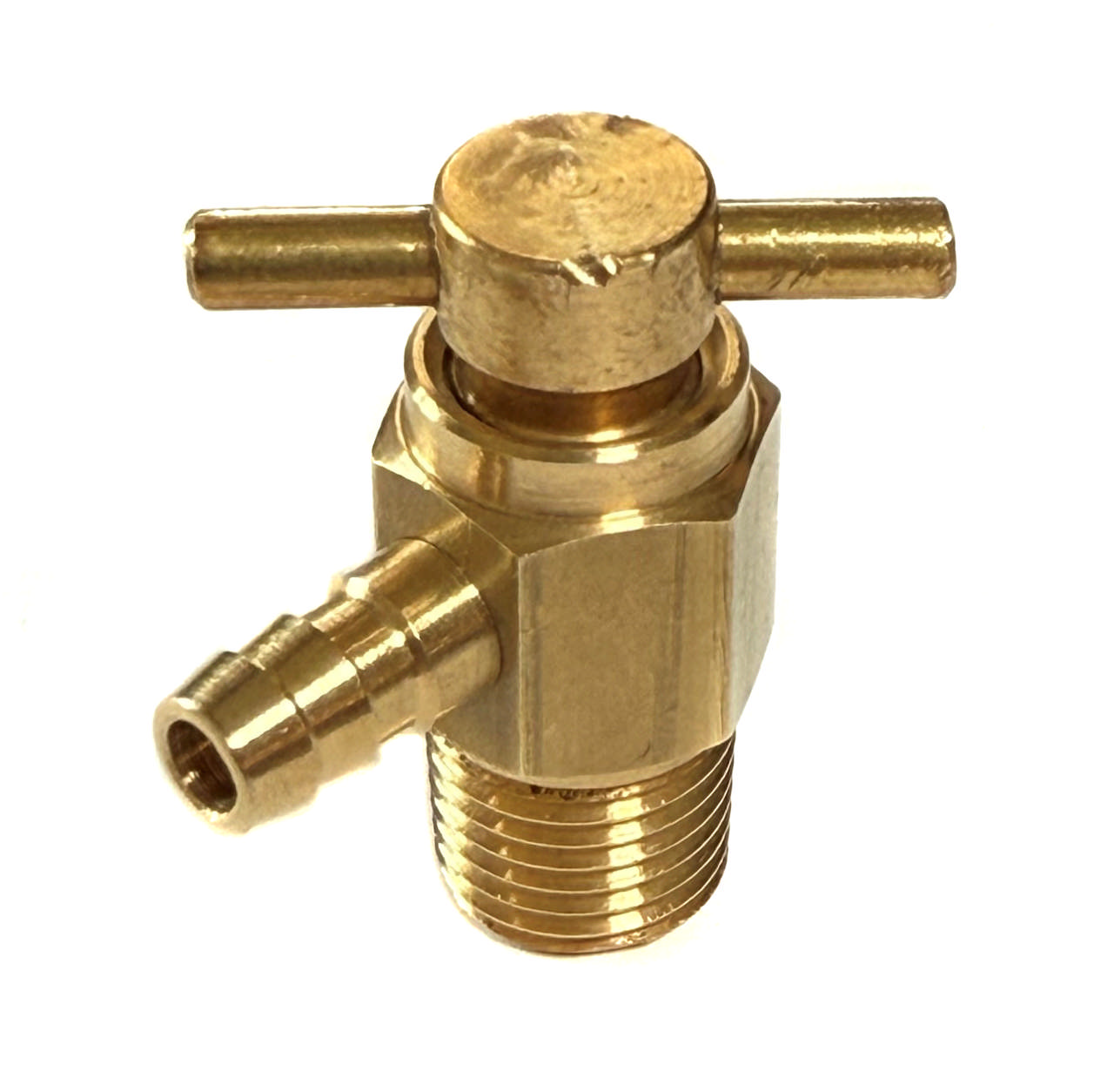 CONE VALVE UTV KR1/4 WITH HOSE CONNECTION 6mm