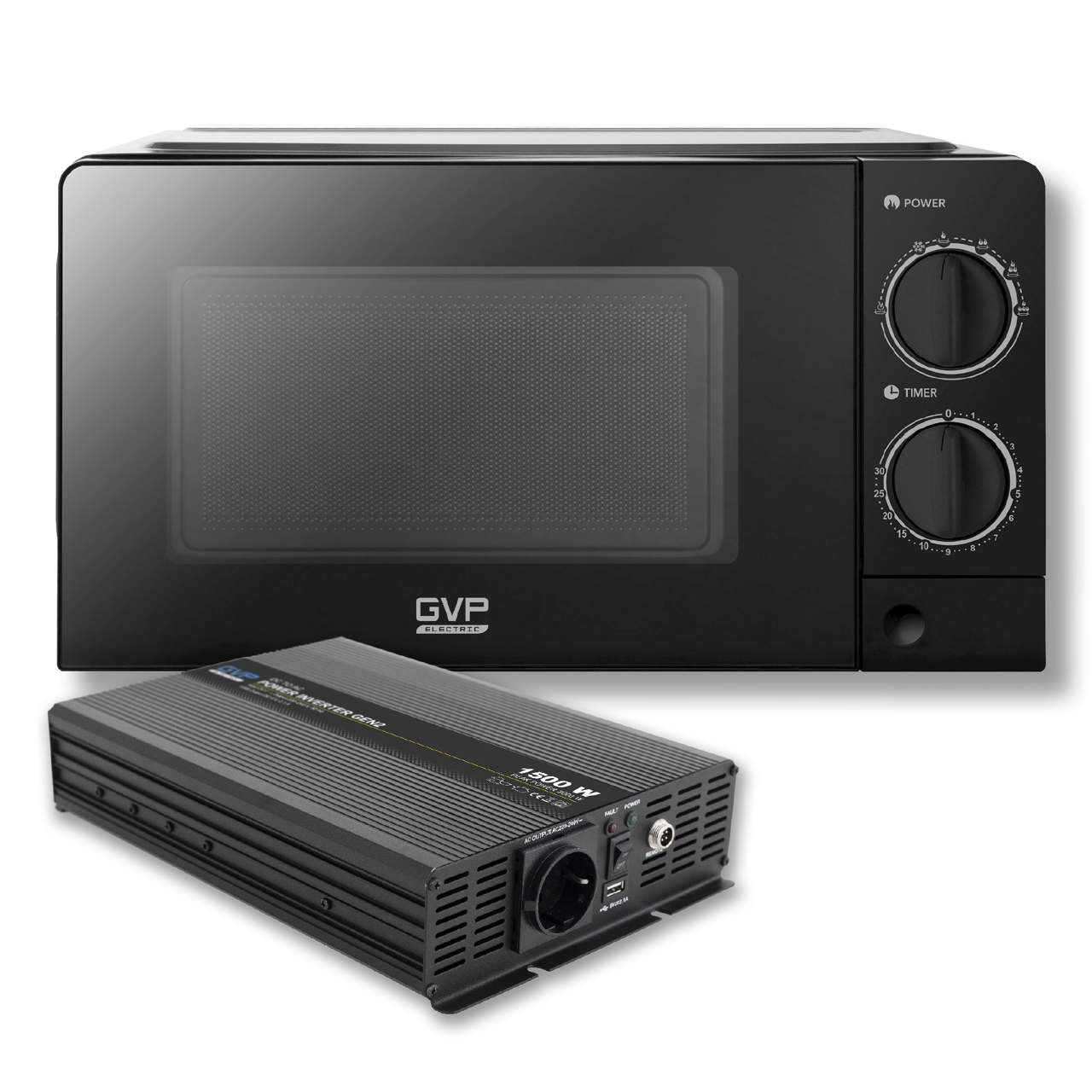 Mikrovågsugn - Kit med hållare och Inverter