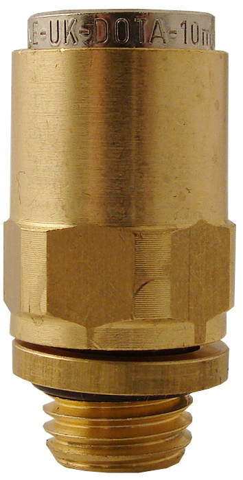 Straight coupling, utv. Thread mm Pipe