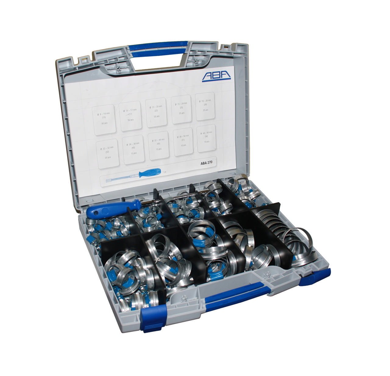 SORTIMENT SLANGKLÄMMOR