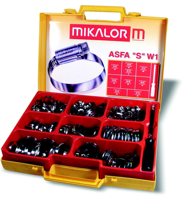 SORTIMENT SLANGKLÄMMOR RF