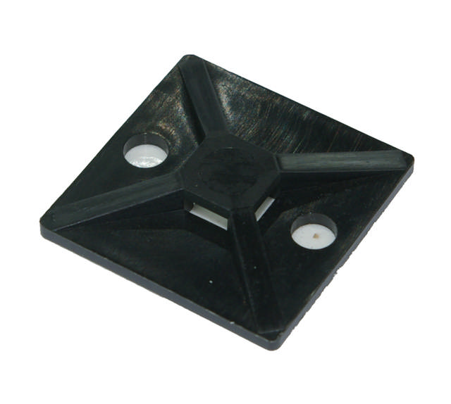 4-way fixing plate with adhesive