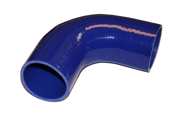 Silicone hose angle 90° leg length 100mm