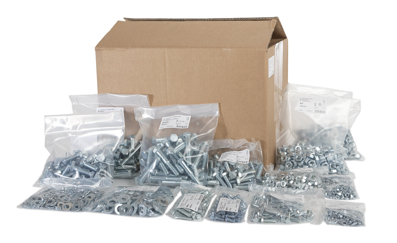 BOLT SET M6-M12 SCREW, NUT & WASHERS