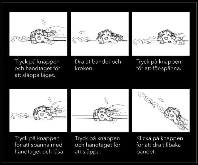 SPÄNNBAND ROLL UP LC 750, 50 mm x 3 m