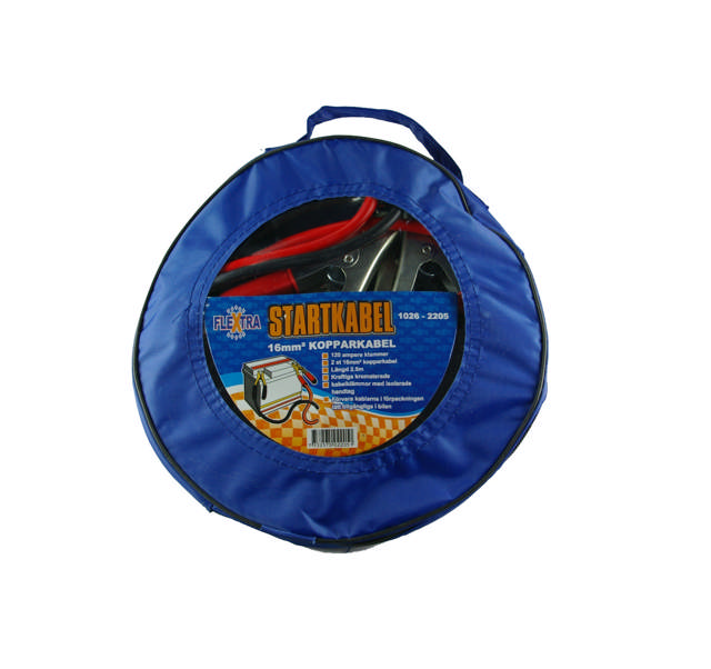Startkablar i väska