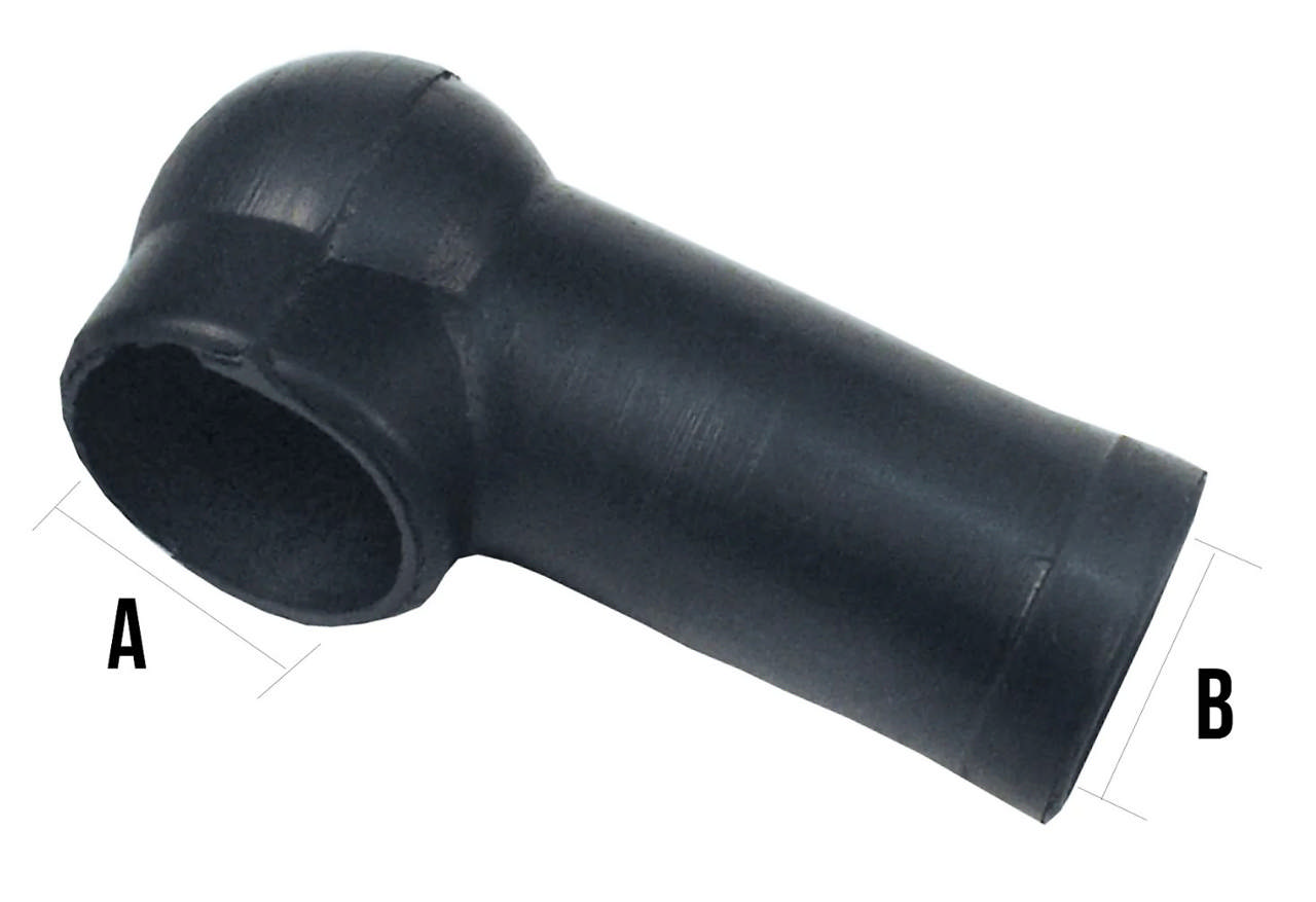 POLSKYDD AV GUMMI FÖR BATTERIFRÅNSKILJARPOLER