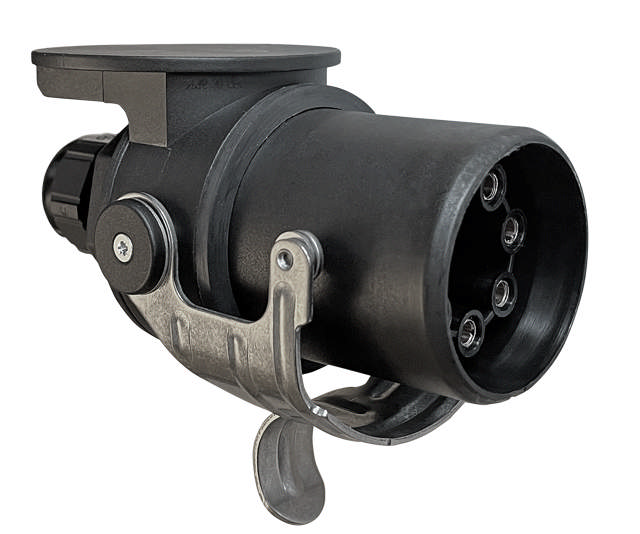 EBS 7-POLE TRAILER (FEMALE) 24V PRESS SLEEVE. ISO7638-1, 2x6+3x1.5