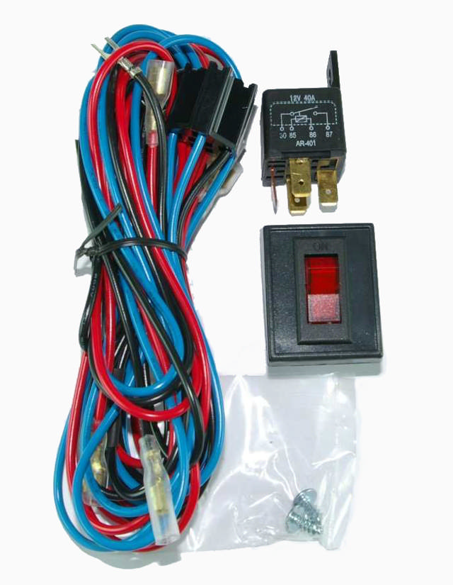 AUXILIARY LIGHT WIRING 2 AUXILIARY LIGHTS COMPLETE